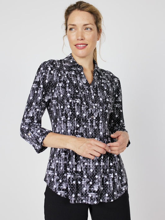 Roz & Ali Dot Pintuck Popover